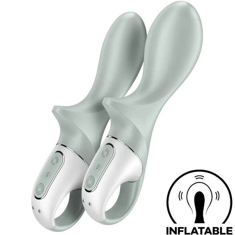 Vibromasseur anal gonflable silicone rechargeable stimulation anale prostatique discrète