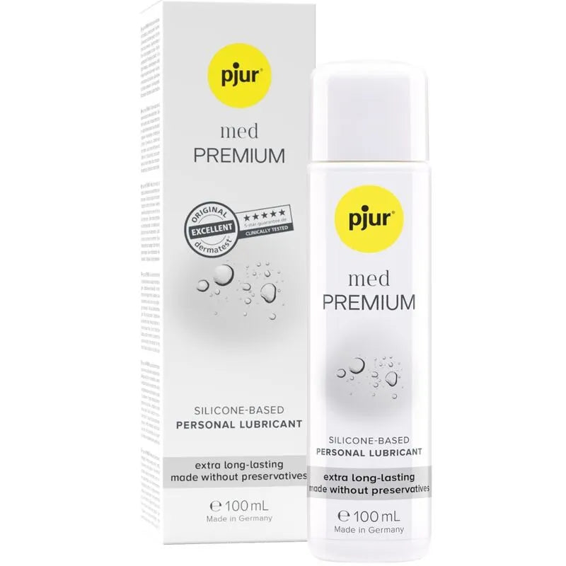 Lubrifiant silicone premium longue durée formulé peaux sensibles enrichi vitamines sans conservateurs compatible préservatifs latex 100 ml testé dermatologiquement