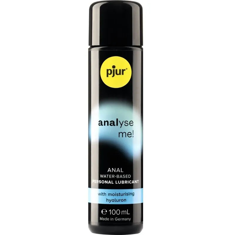 lubrifiant base eau confort anal intense longue durée acide hyaluronique glycérine hydratation prolongée non collant compatible préservatifs