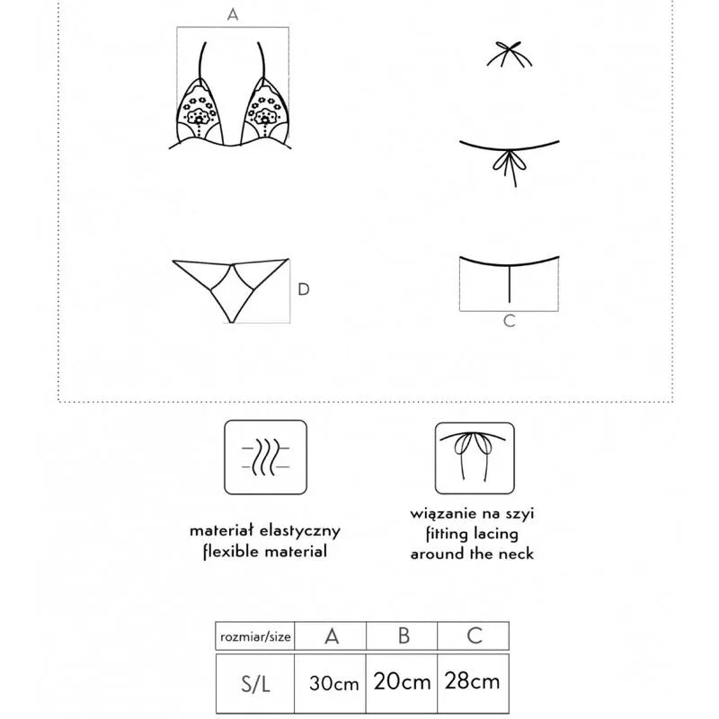 Ensemble lingerie noir Jimena en dentelle et satin, soutien-gorge à bretelles ajustables, string élégant, Livco Corsetti.