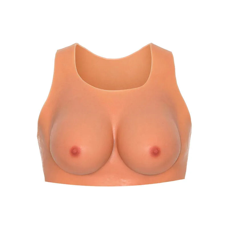 Seins portables silicone réalistes travestissement tailles petite moyenne grande texture douce mamelons naturels extensibles 360 ajustement sécurisé discret