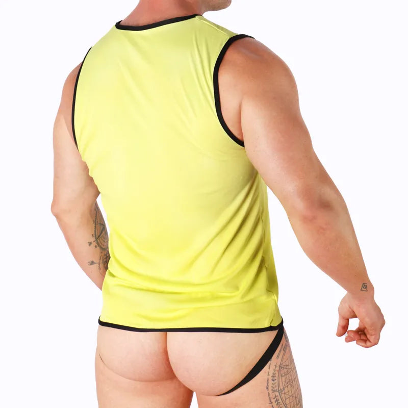 T-shirt homme rouge sportif polyamide viscose léger élastique ajusté