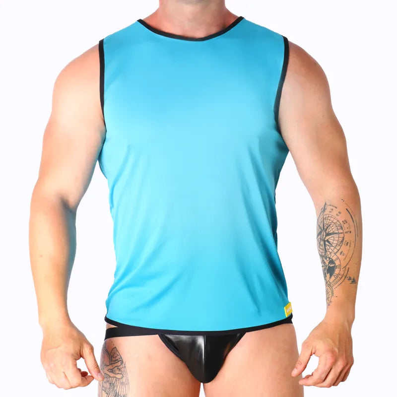 Macho Tshirt Homme Rouge Sportif Ajusté Coupe Sportive Polyamide Viscose Extensible Respirant Léger Résistant Moderne Urbain Entraînement