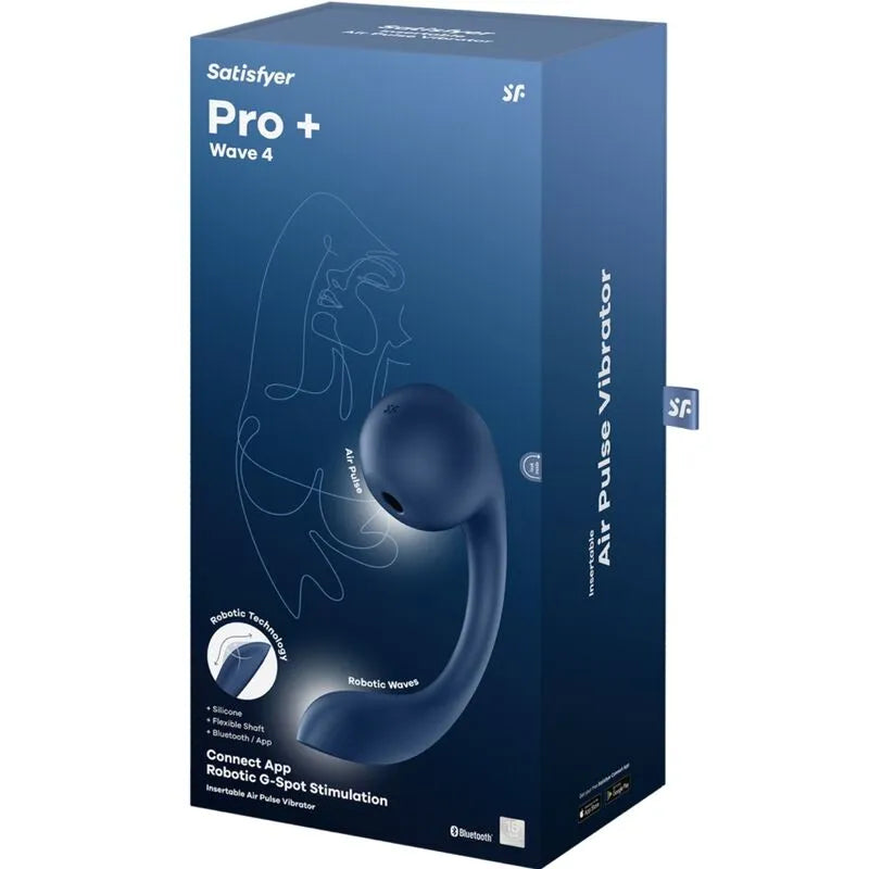 Vibromasseur insérable stimulation point G technologie robotique et impulsion air Bluetooth