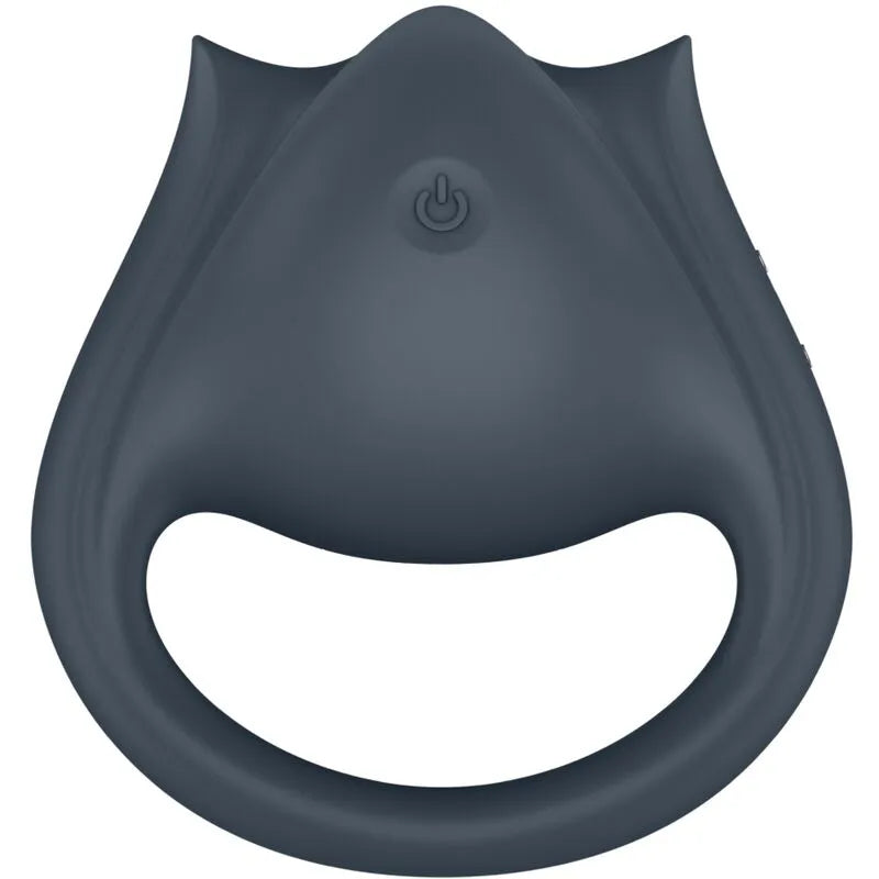 Vibromasseur 2 en 1 silicone étanche multi-vibrations anneau pénien stimulateur clitoridien