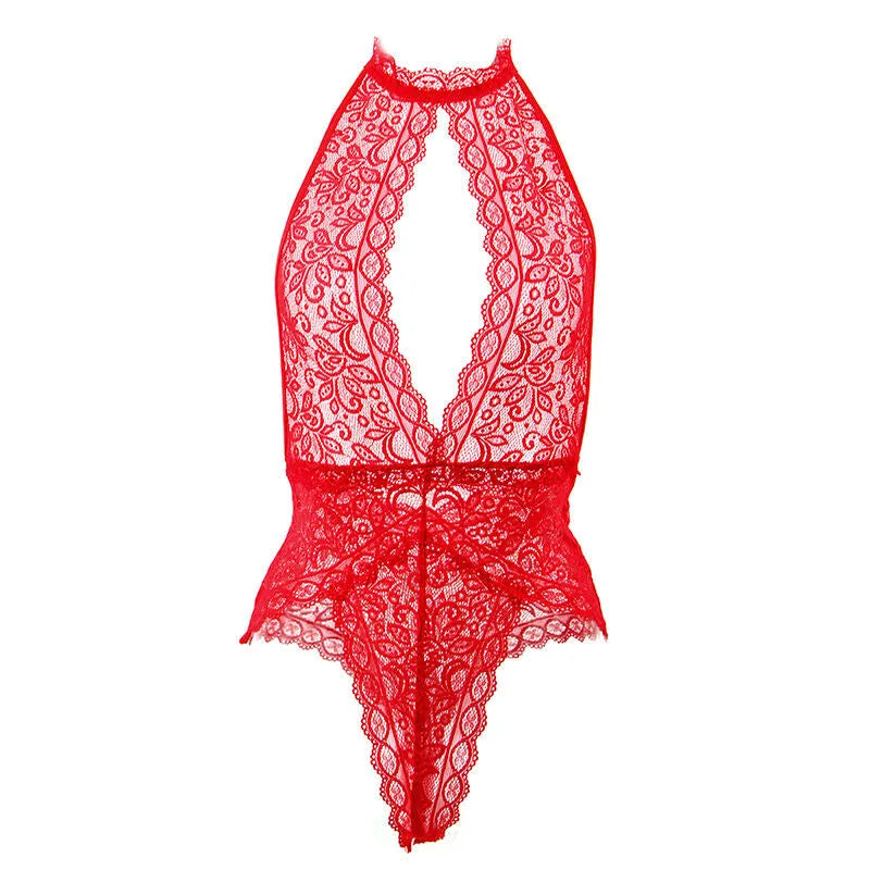lingerie sexy grande taille rouge body coupe ouverte Subblime confort maximal élégance audace courbes généreuses ajustement parfait