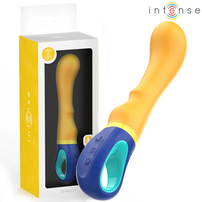 vibromasseur point G ergonomique jaune silicone hypoallergénique vibrations réglables étanche