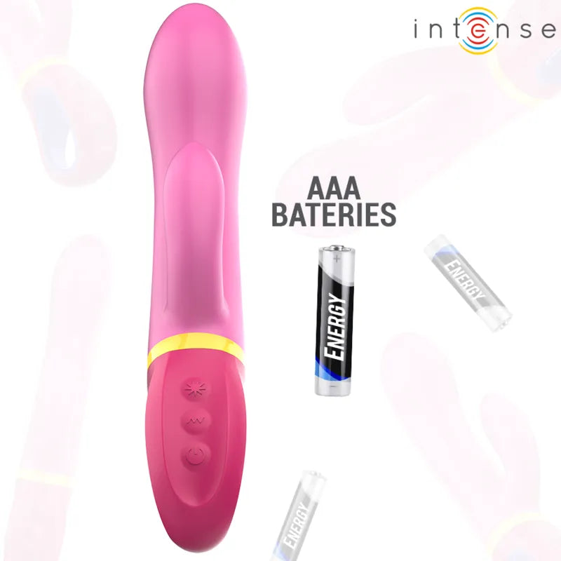 Vibromasseur lapin rose ergonomique double stimulation silicone hypoallergénique waterproof