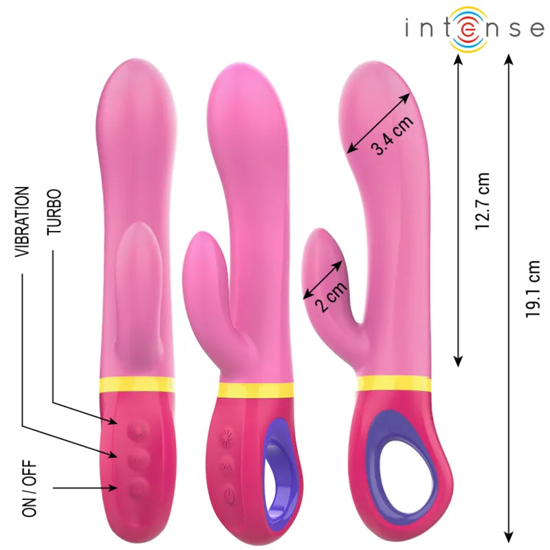 Vibromasseur lapin rose ergonomique double stimulation silicone hypoallergénique waterproof