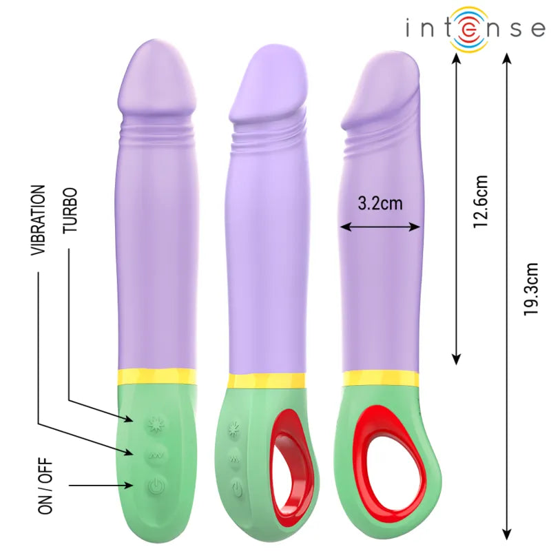 Vibromasseur classique violet puissant silencieux silicone haute qualité résistante à l'eau