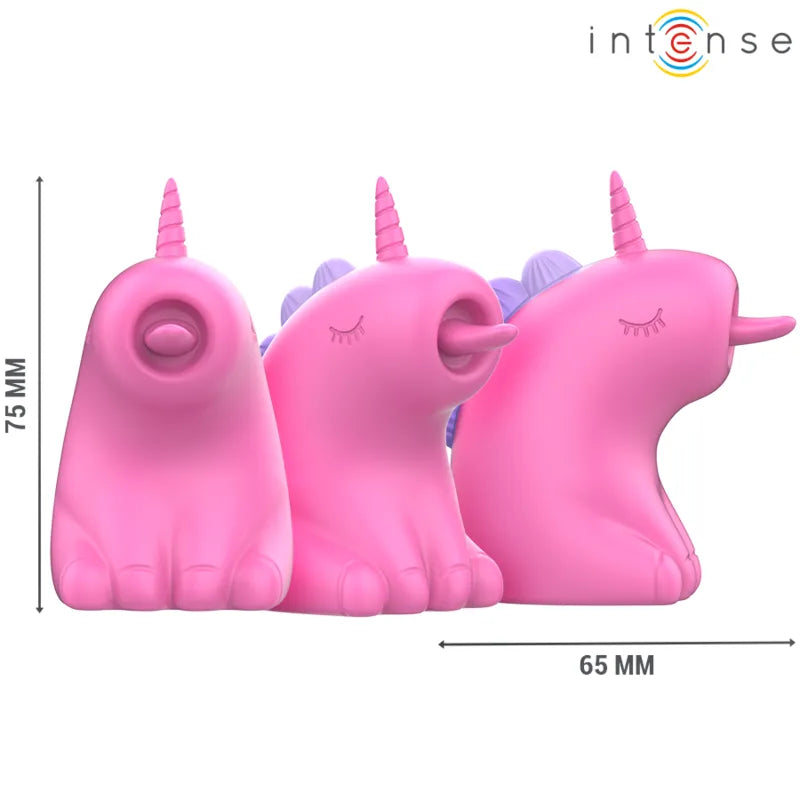 stimulateur unicorn clitoris vibrant fuchsia silicone étanche USB réglable intense