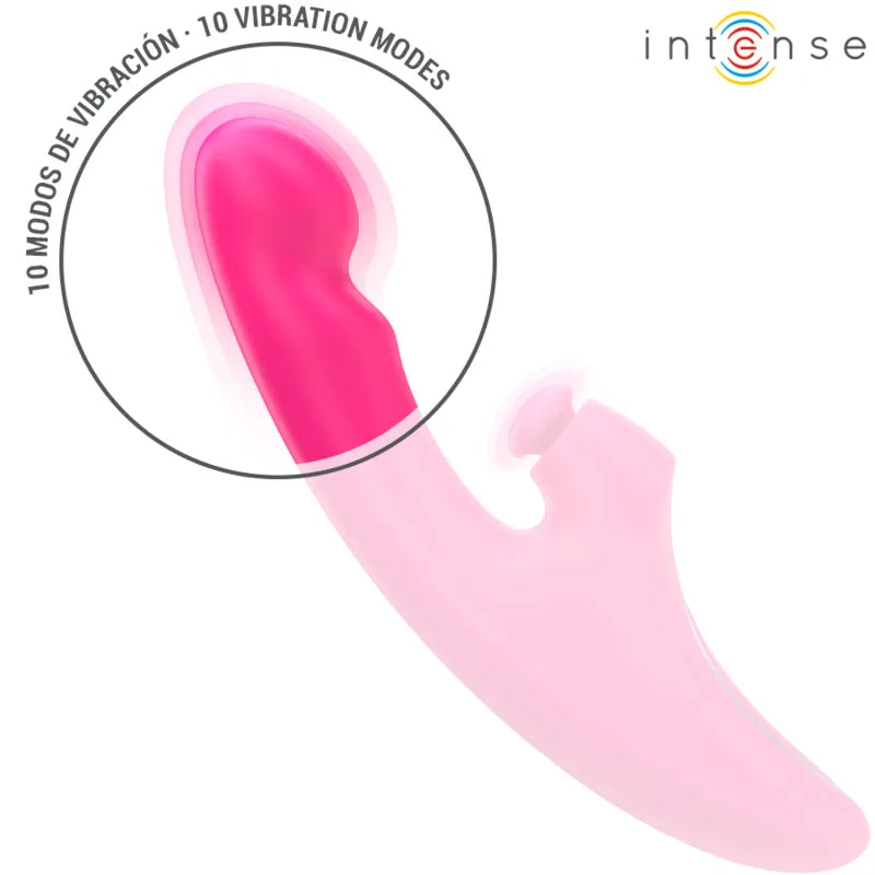 Vibrateur multifonction compact 3 en 1 silicone 10 modes étanche recharge USB