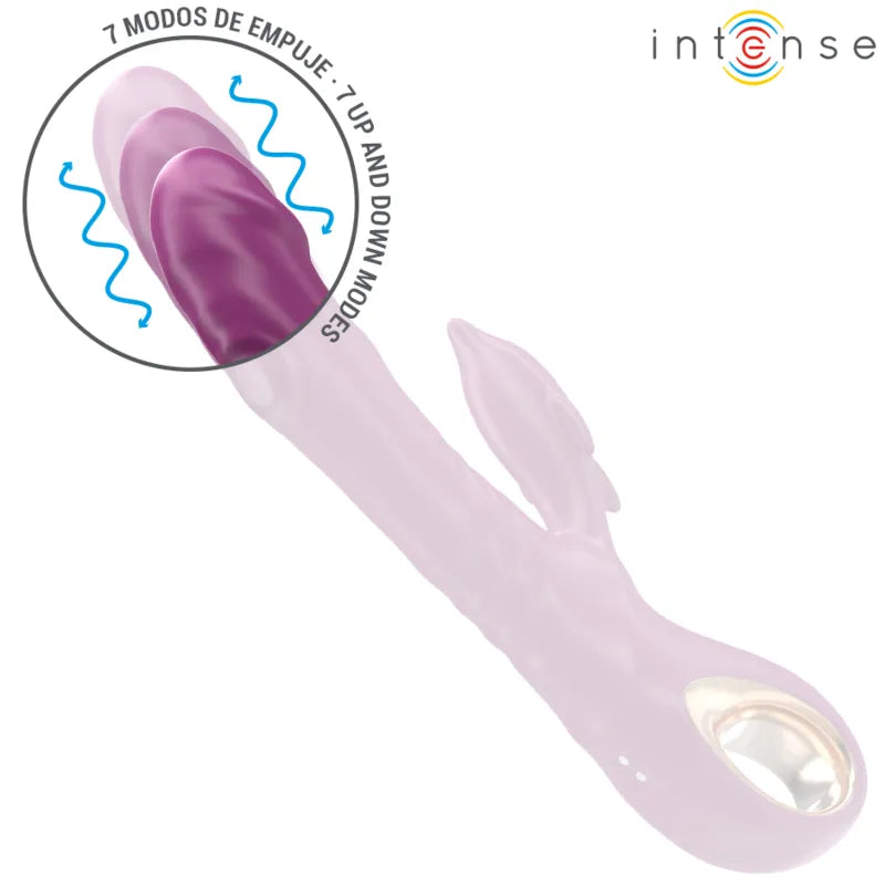 Vibrateur multifonction dauphin violet stimulation clitoridienne silicone hypoallergénique waterproof