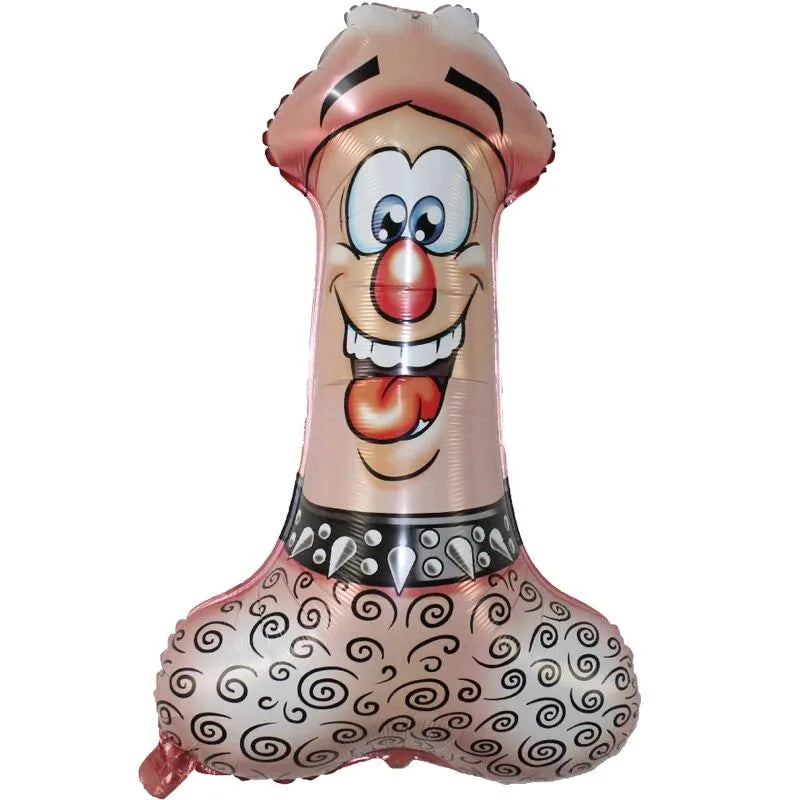ballon hélium gonflable 90cm pénis sado géant provoquant humoristique audacieux festif flottant résistant plastique réutilisable photo souvenir enterrement célibataire
