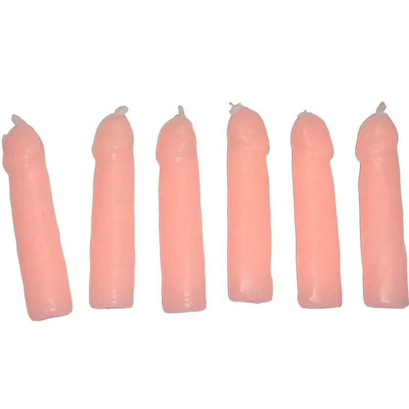 bougies humoristiques phalliques cire haute qualité réalistes couleur chair flamme durable combustion propre coffret festif enterrement vie jeune fille garçon