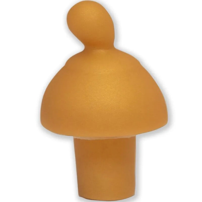 bouchon bouteille élégant doré forme sein humoristique sophistiqué étanche durable finition brillante compatible universel cadeau festif original surprenant