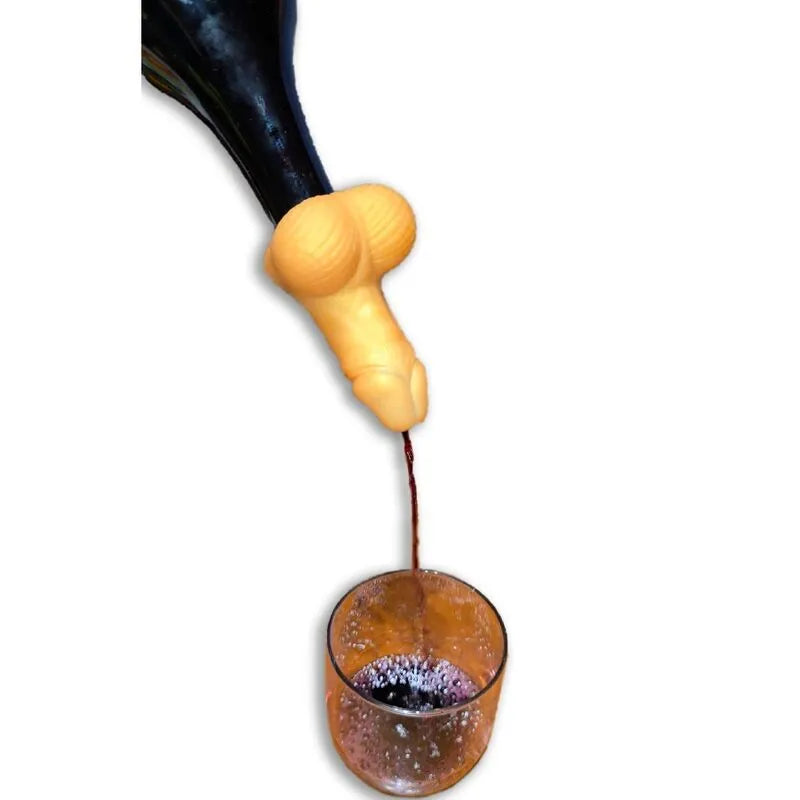 carafe vin pénis doré enterrement vie jeune fille garçon événement amusant humoristique glamour originale élégante durable brillante sophistiquée
