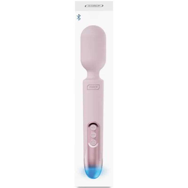 Vibromasseur baguette silicone doux LED multicolore télécommande application Kiiroo ProWand