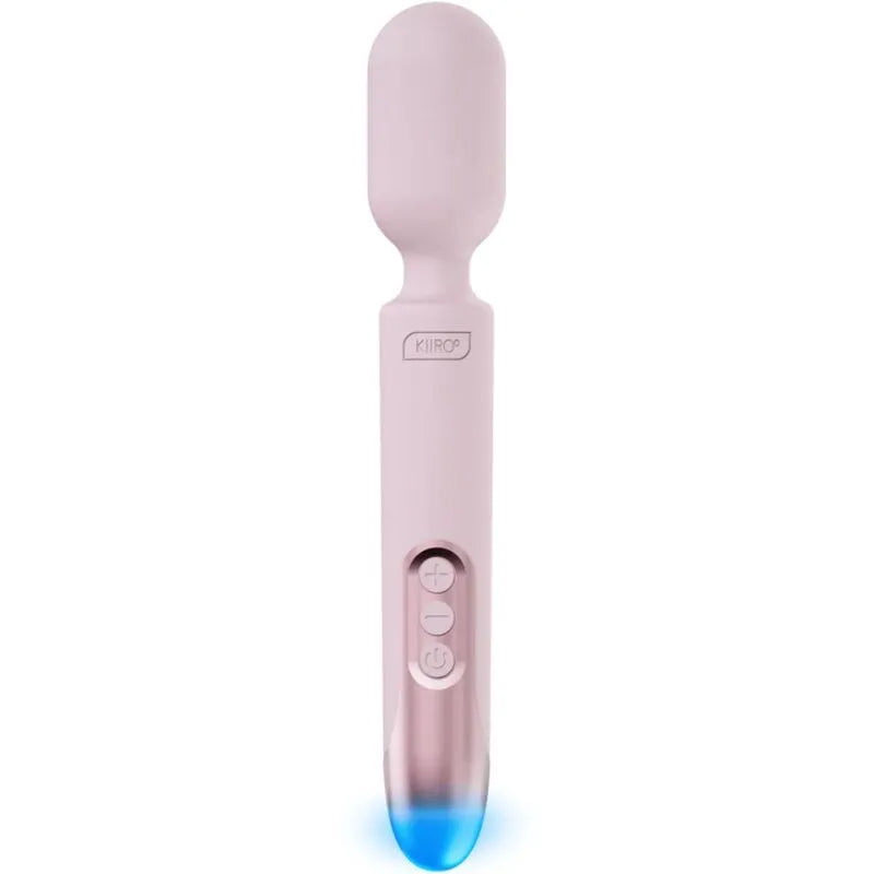 Vibromasseur baguette silicone doux LED multicolore télécommande application Kiiroo ProWand