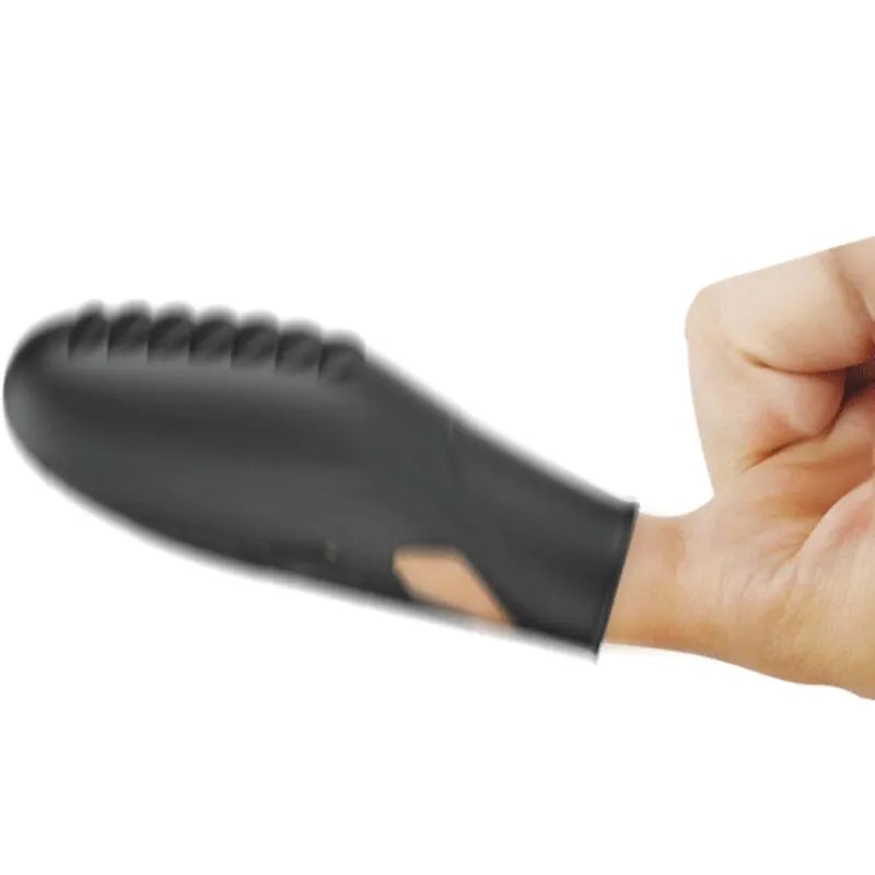 vibromasseur doigt silicone ultra-lisse vibrations ajustables jeux couple mamelons clitoris