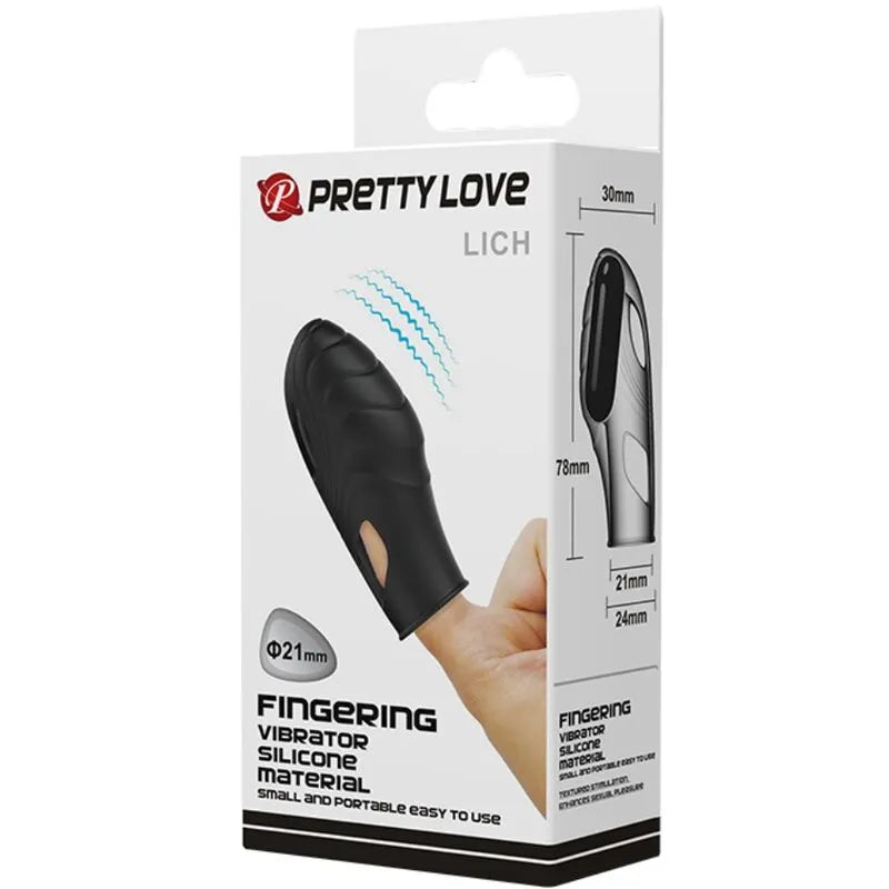 vibromasseur doigt silicone ultra-lisse stimulation clitoris jeux couple noir