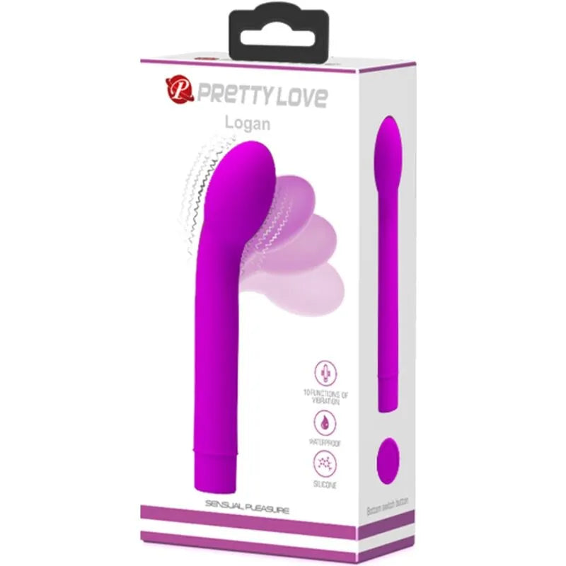 Vibrateur point G silicone multi-vitesses violet stimulation intense 10 fonctions
