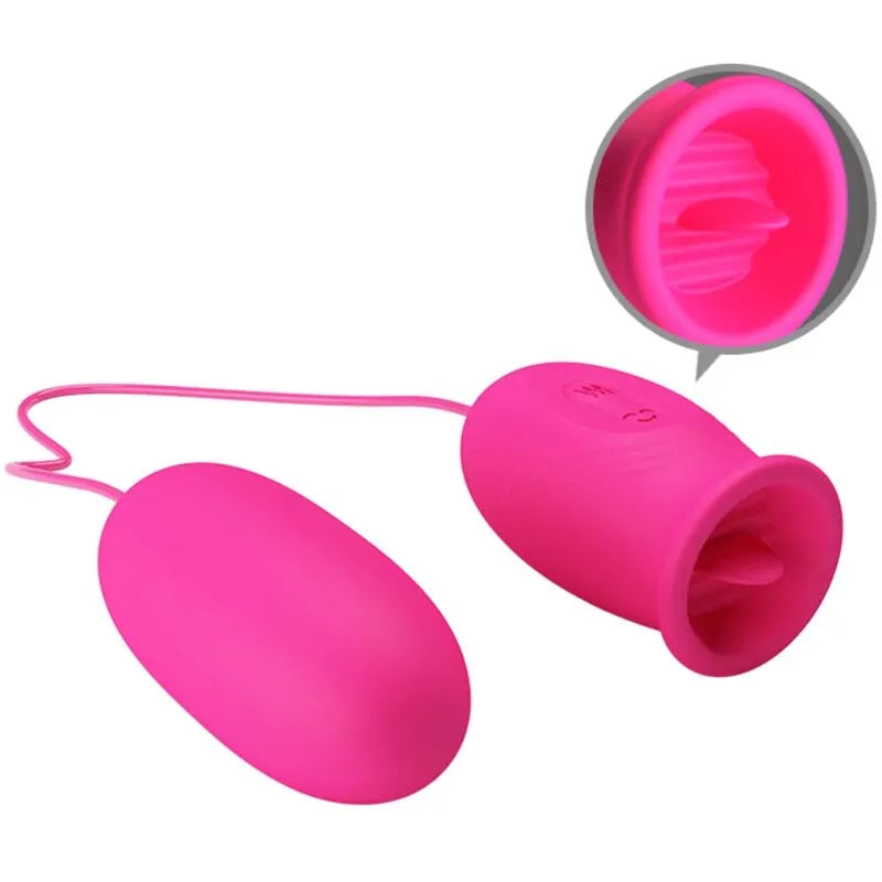 Œuf vibrant silicone rose stimulation clitoris 12 fonctions rechargeable USB