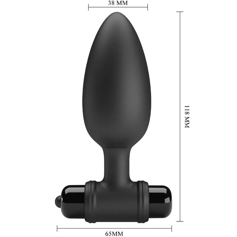 Plug anal vibrant silicone 10 fonctions vibrations noir expert plaisir anal