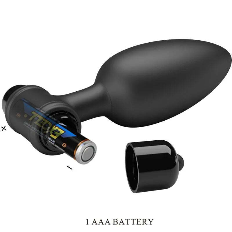 Plug anal vibrant silicone 10 fonctions vibrations noir expert plaisir anal