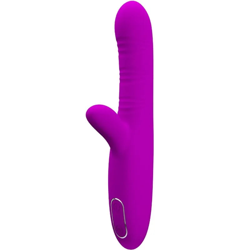 vibromasseur silicone violet rechargeable stimulation point G clitoris multi-vibrations