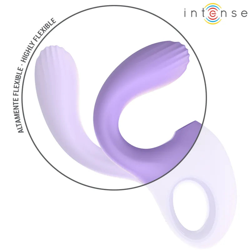 Stimulateur Vibrateur Violet Aspiration Vibration Silicone Étanche Rechargeable