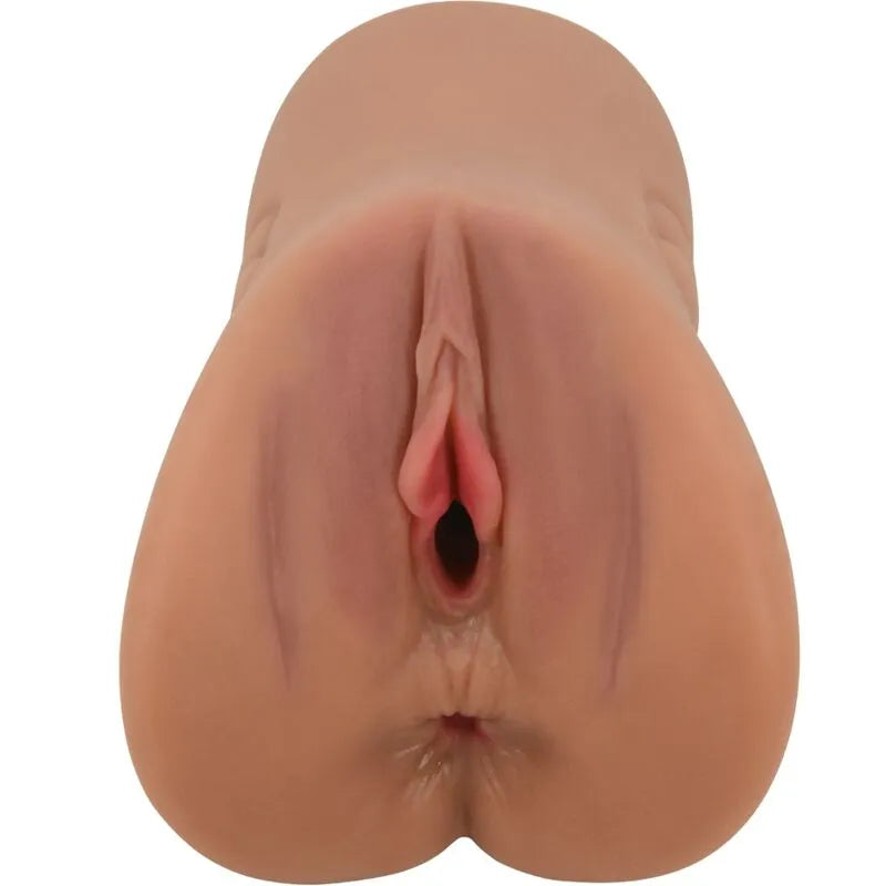 Vagin et anus réalistes en forme de cœur, couleur chair, détails peints à la main, pour expérience immersive.