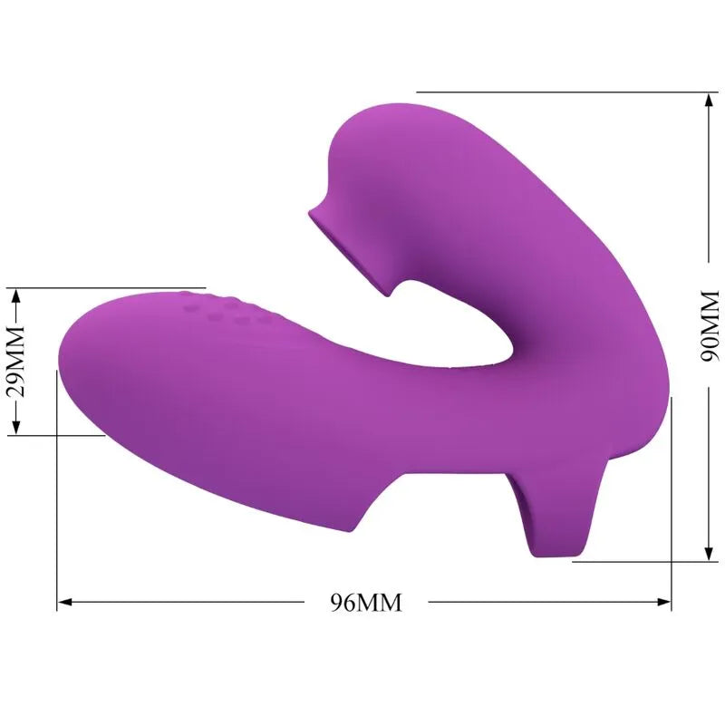 Vibromasseur doigt silicone rechargeable 7 modes stimulation clitoridienne point G