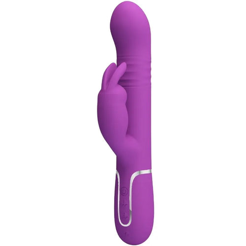vibromasseur silicone violet double moteur fonctions multiples orgasme puissant