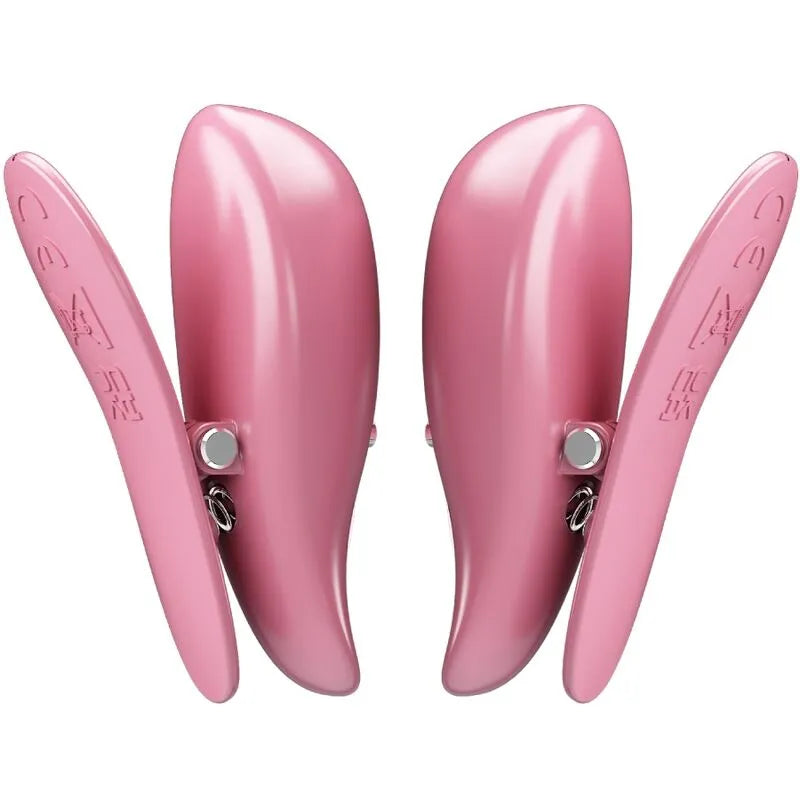 pinces tétons roses télécommande 10 modes vibrations sans fil USB