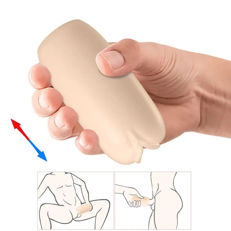 masturbateur homme super extensible élastomère thermoplastique sans phtalate stimulation intense trois tunnels textures stimulantes étanche discret ajustable ergonomique durable