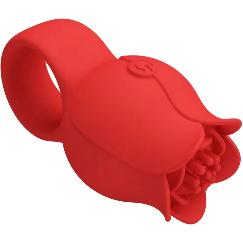 Vibromasseur doigt silicone rose 10 modes vibrations préliminaires rechargeable USB