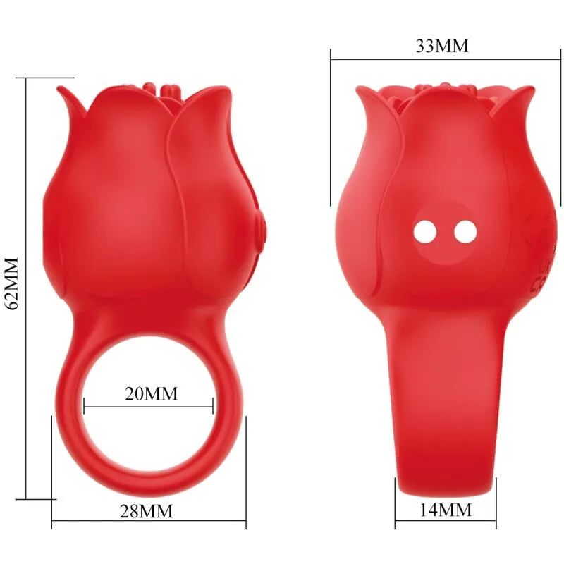 Vibromasseur doigt silicone rose 10 modes vibrations préliminaires rechargeable USB
