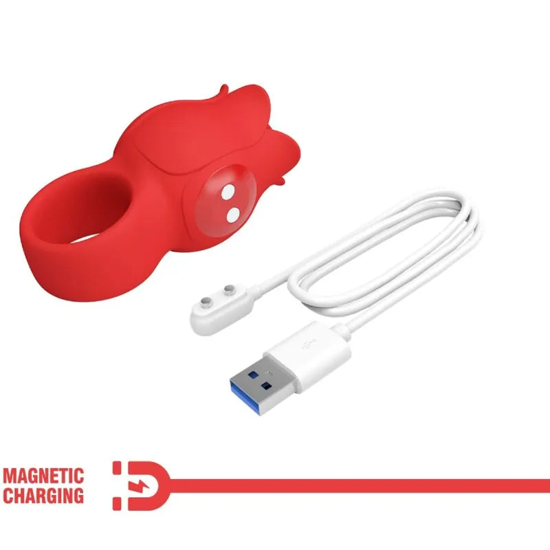 Vibromasseur doigt silicone rose 10 modes vibrations préliminaires rechargeable USB