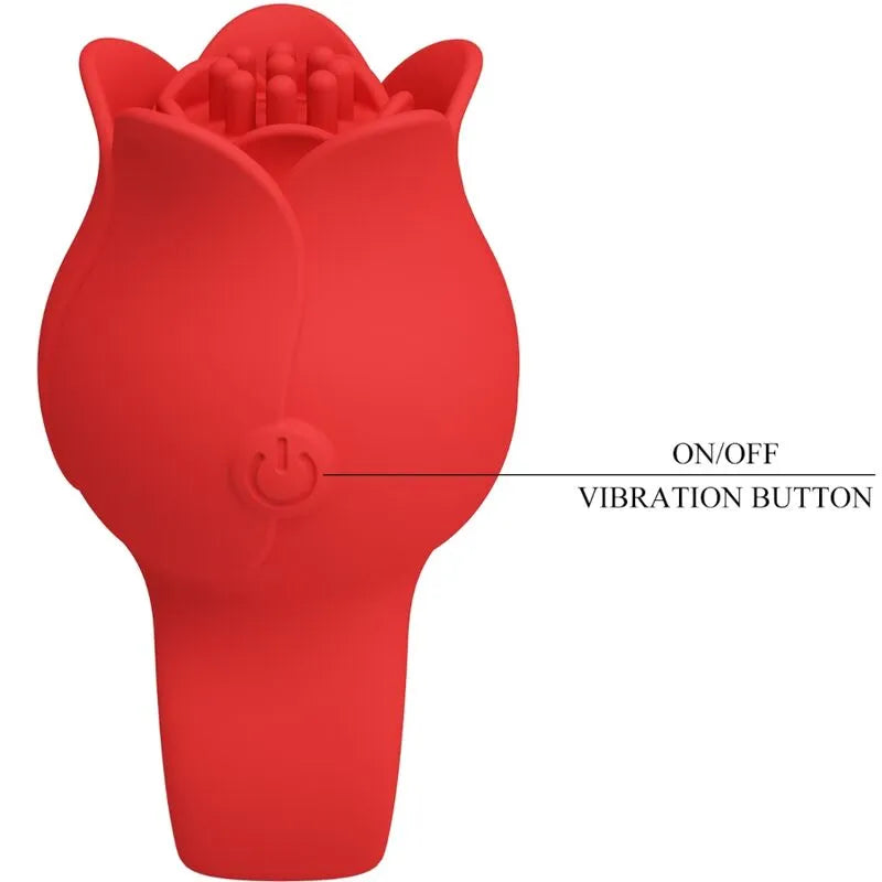 Vibromasseur doigt silicone rose 10 modes vibrations préliminaires rechargeable USB