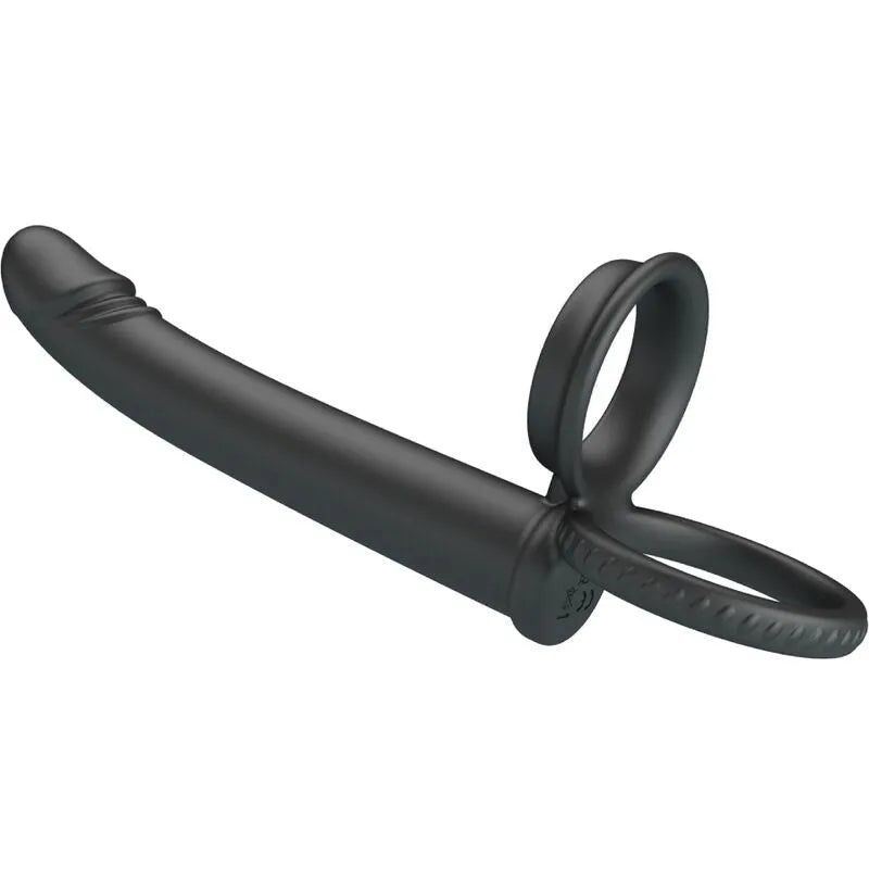 Anneau pénien silicone noir, extensible, ergonomique, 12 modes vibration, rechargeable, intensité orgasme, érection ferme.