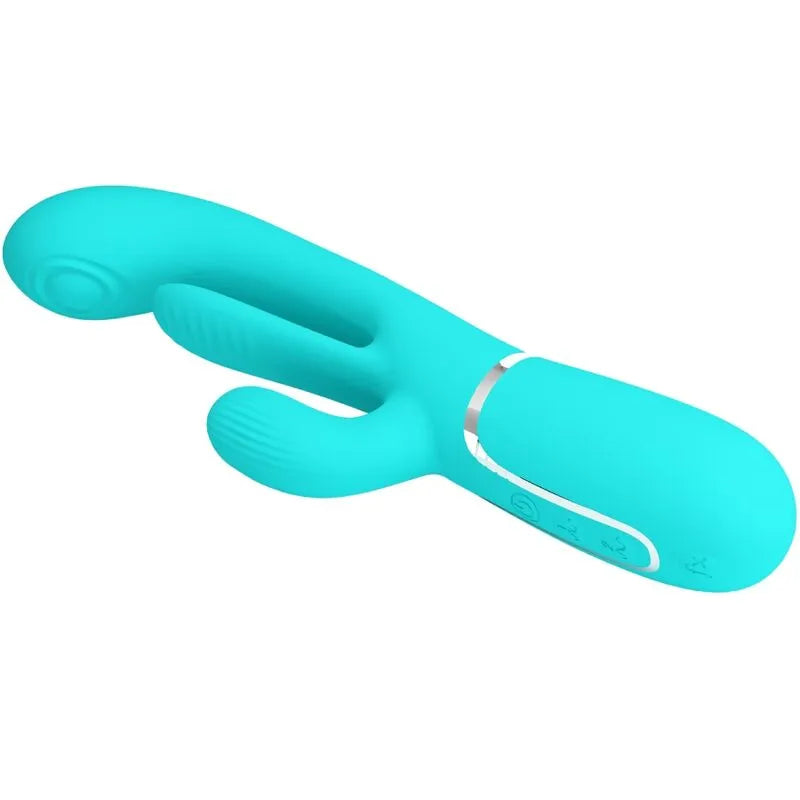 Vibromasseur rabbit silicone velours vibrations personnalisées couples intenses chambre à coucher