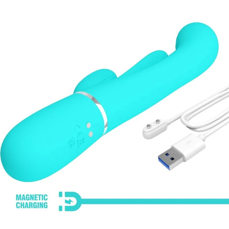 Vibromasseur rabbit silicone velours vibrations personnalisées couples intenses chambre à coucher