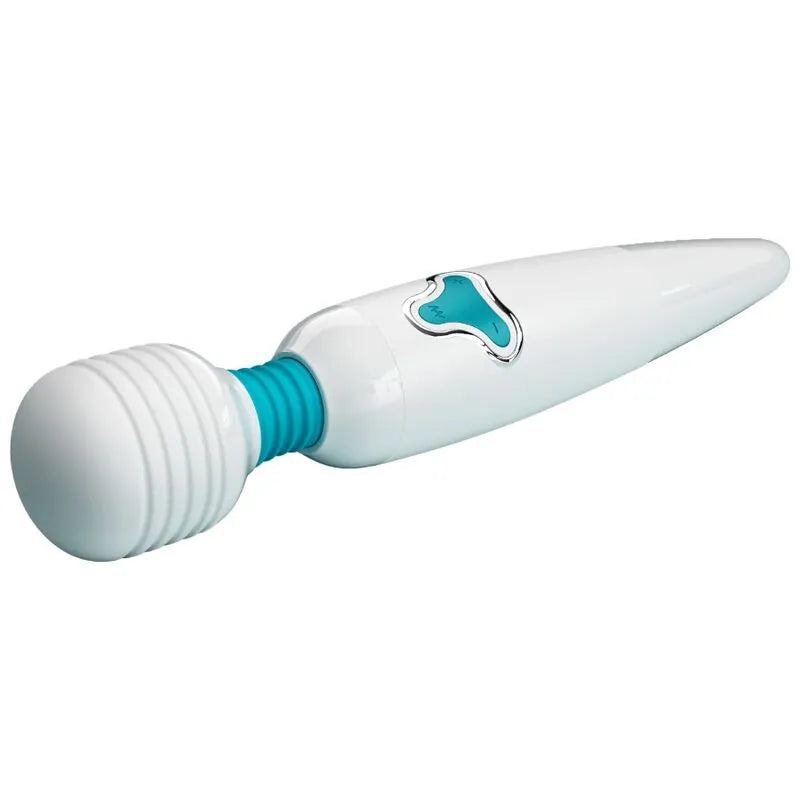 vibrateur massage silicone rechargeable 7 vibrations baguette blanche relaxation érotique