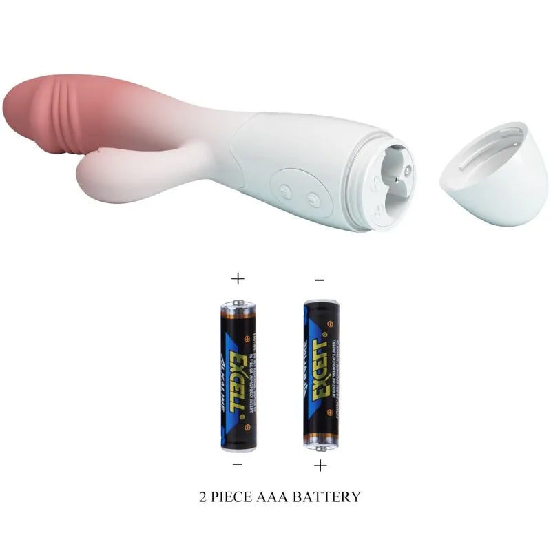 vibromasseur rabbit polyvalent 30 fonctions silicone stimulation clitoridienne vaginale rose