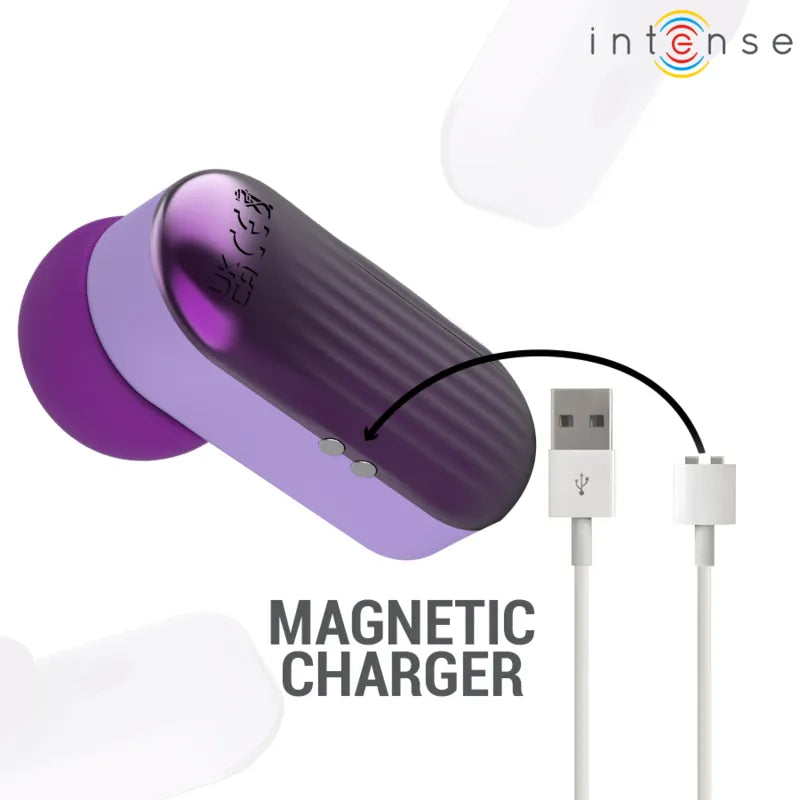 Stimulateur Clitoridien Compact Puissant Silencieux Sabrina Violet Intense