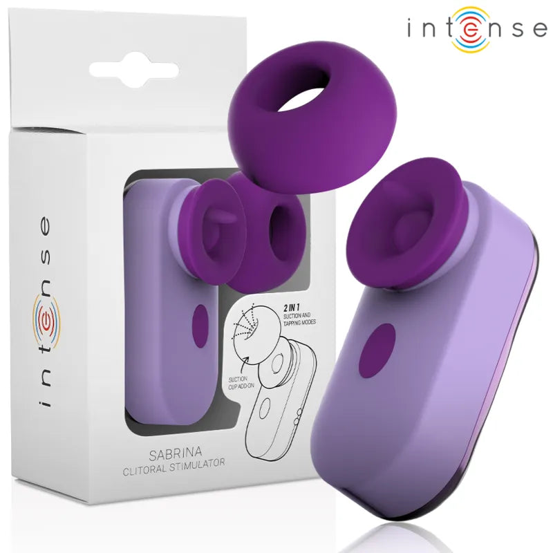 Stimulateur Clitoridien Compact Puissant Silencieux Sabrina Violet Intense
