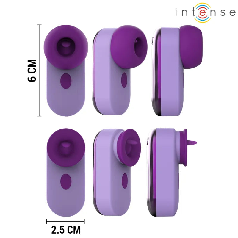 Stimulateur Clitoridien Compact Puissant Silencieux Sabrina Violet Intense
