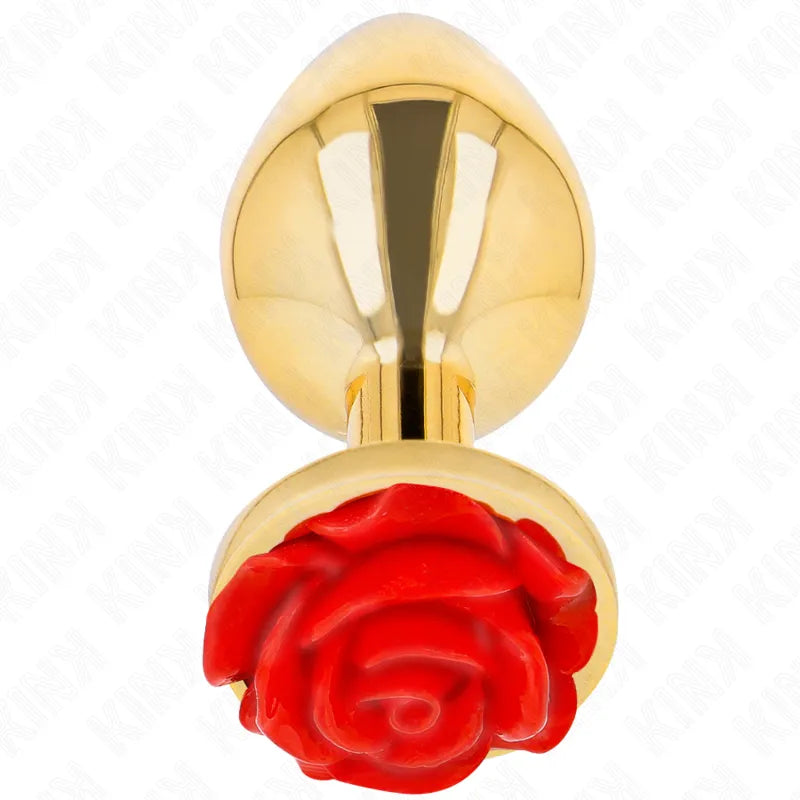 plug anal doré acier inoxydable rose rouge débutants connaisseurs plaisir