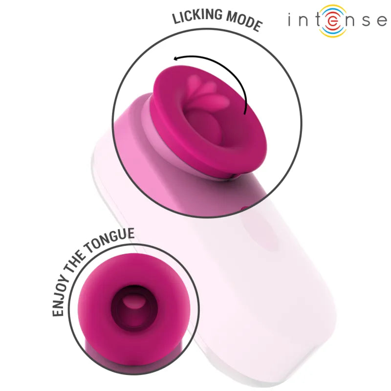 Stimulateur clitoridien compact rose violet mode tapotement moteur puissant silencieux